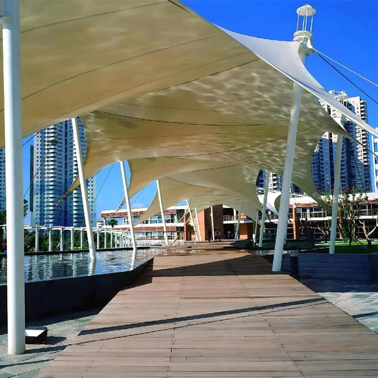 沙洋县膜结构景观棚